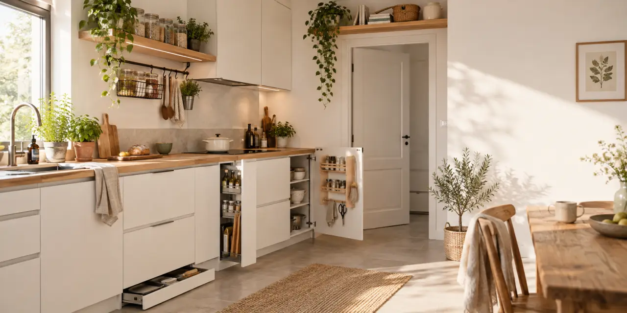 5 zones oubliées pour gagner de la place dans une petite cuisine