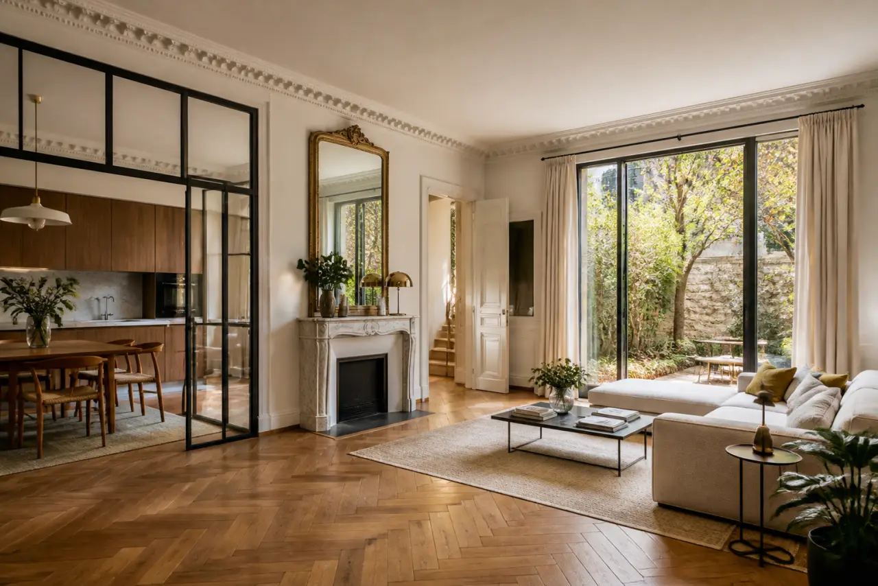 Rénovation maison de ville : gagner en lumière sans sacrifier le cachet