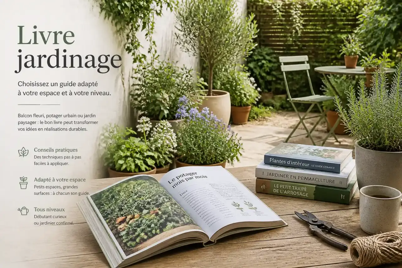 Livre jardinage : choisissez un guide adapté à votre espace et à votre niveau