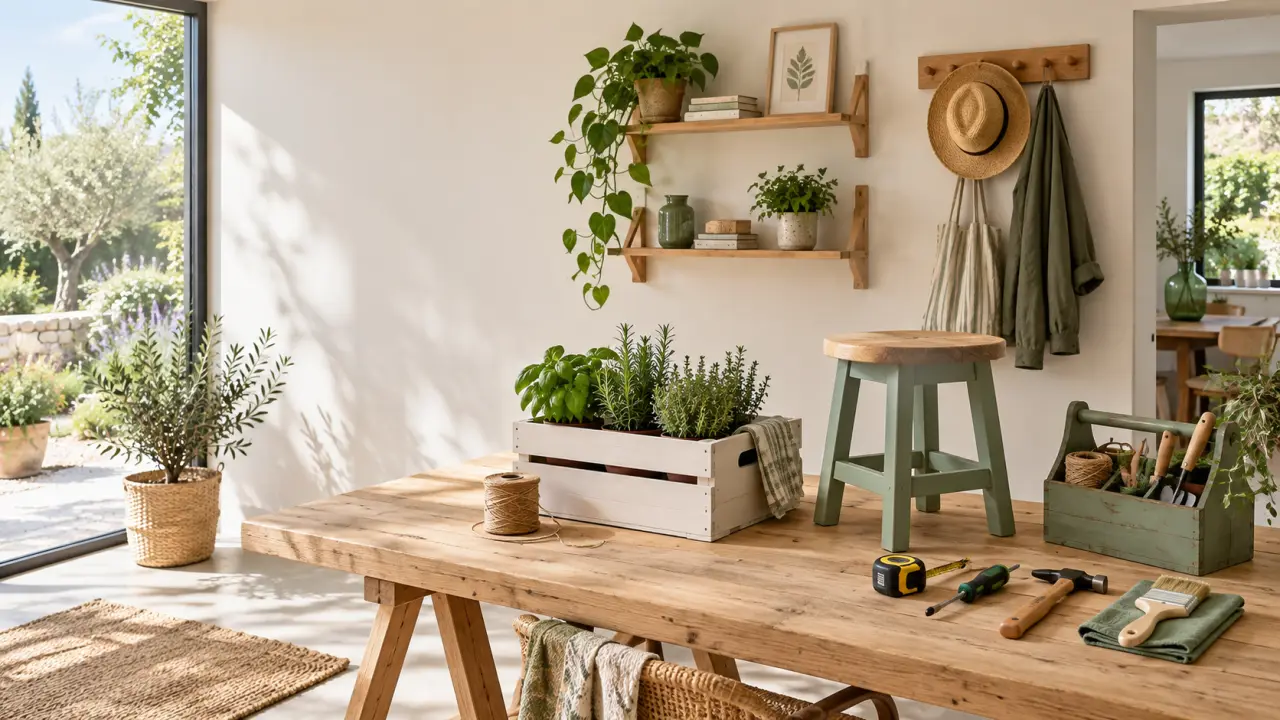 Fabriquer une déco maison facile : des projets utiles avec peu d’outils