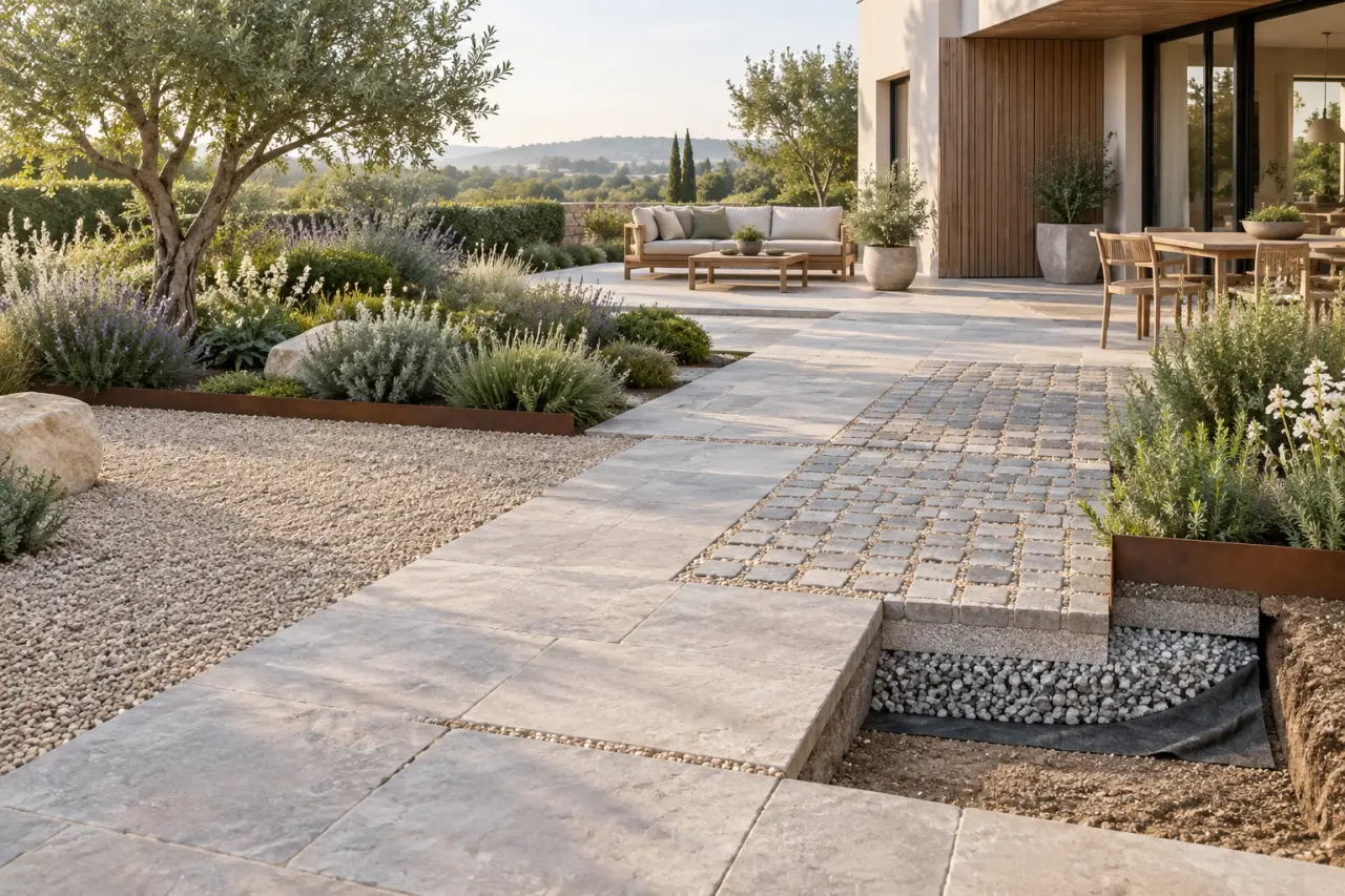 Comment aménager une cour extérieure durable : choisir le bon revêtement, préparer le sol et structurer l'espace ?