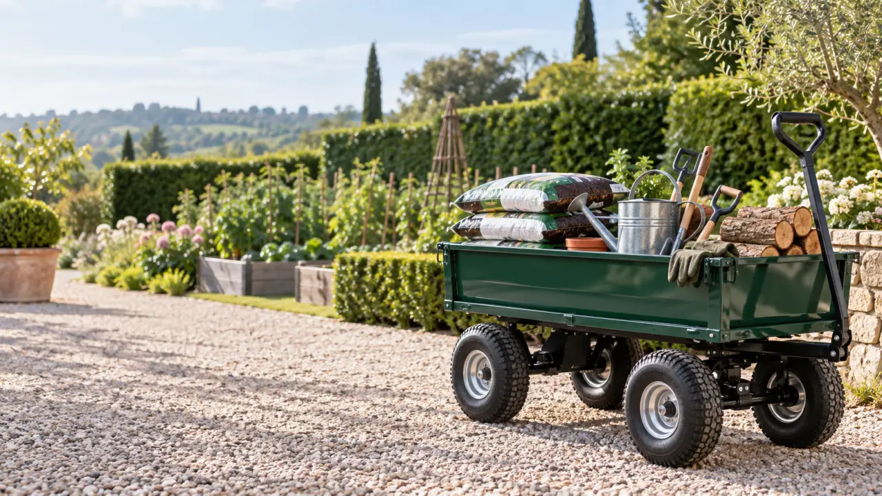 Chariot de jardin jusqu'à 400 kg : 4 critères pour choisir le modèle idéal